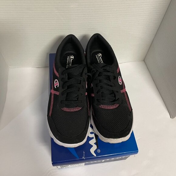 Champion Women's RAMP Sneakers Memory Foam Black/Pink Size 8.5 NWOT - Picture 2 of 8